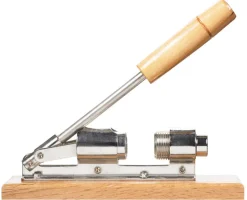 Duke Silver/Wood Steel Nut Cracker