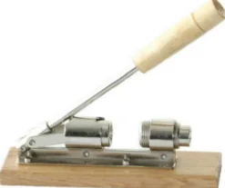 Duke Silver/Wood Steel Nut Cracker