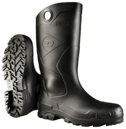 Dunlop Chesapeake Men's Waterproof Boots 8 US Black 1 pair