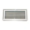 Duo-Corp Aristoclass Hopper White Glass/Vinyl Window 31.875 in. L X 19.5 in. H 1 pk