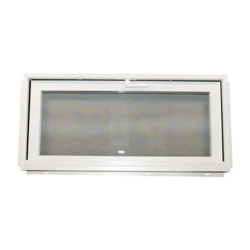 Duo-Corp Aristoclass Hopper White Glass/Vinyl Window 31.875 in. L X 19.5 in. H 1 pk