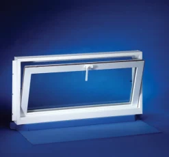 Duo-Corp Aristoclass Hopper White Glass/Vinyl Window 31.875 in. L X 23.5 in. H 1 pk