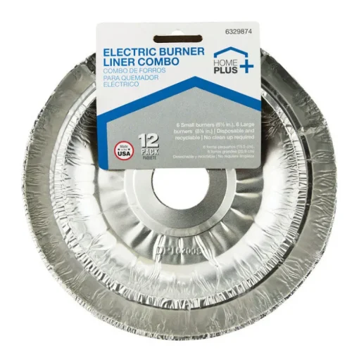 Durable Foil D62120 Durable Foil™ Round Electic Burner Liners (Pack of 12)