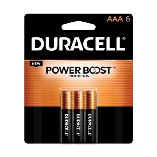 Duracell Coppertop AAA Alkaline Batteries 6 pk Carded