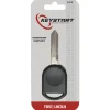 Duracell KeyStart Black & Silver Plastic/Brass Double Sided Transponder Key Style Automotive Chipkey for Ford