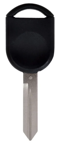 Duracell KeyStart Black & Silver Plastic/Brass Double Sided Transponder Key Style Automotive Chipkey for Ford
