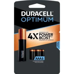 Duracell Optimum AAA Alkaline Batteries 8 pk Carded
