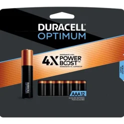 Duracell Optimum AAA Alkaline Batteries 12 pk Carded