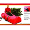 Dyno Red Rolling Tree Bag 7.5 ft. H X 22 in. W X 16.5 in. D