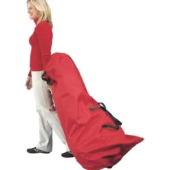 Dyno Red Rolling Tree Bag 7.5 ft. H X 22 in. W X 16.5 in. D