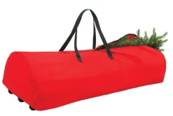 Dyno Red Rolling Tree Bag 7.5 ft. H X 22 in. W X 16.5 in. D