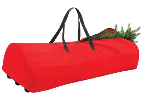 Dyno Red Rolling Tree Bag 7.5 ft. H X 22 in. W X 16.5 in. D