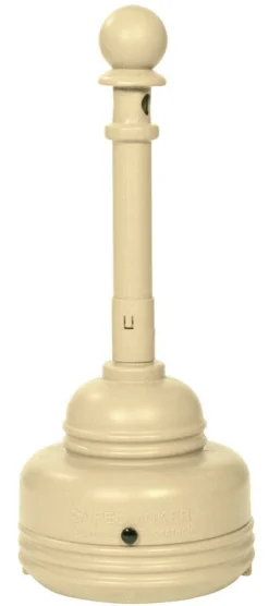 Eagle Beige Plastic/Steel Smoking Receptacle 5 qt