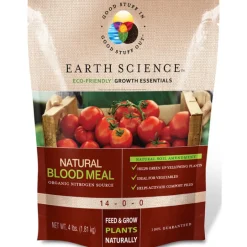 Earth Science Growth Essentials Organic Blood Meal Soil Amendment 4 lb. (Pack of 6)