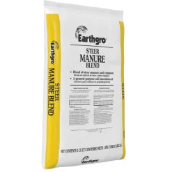 Earthgro Organic Steer Compost and Manure 1 cu.ft. for Vegetable Gardens, Flower Beds and Landscapes