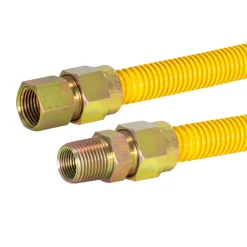 Eastman 1/2 in. FIP X 1/2 in. D MIP 48 in. Stainless Steel Gas Connector