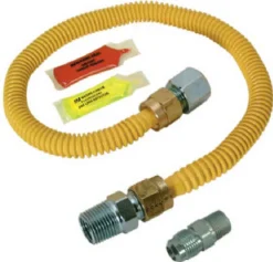 Eastman 1/2 in. MIP X 1/2 in. D MIP 24 in. Stainless Steel Installation Kit
