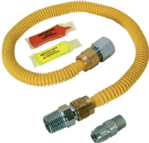 Eastman 1/2 in. MIP X 1/2 in. D MIP 24 in. Stainless Steel Installation Kit