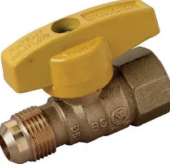 Eastman Magne Flo 1/2 in. Flare X 1/2 in. FIP Brass Gas Valve