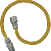 Eastman ProCoat 1/4 in. MIP X 3/8 in. D FIP 24 in. Stainless Steel Gas Connector