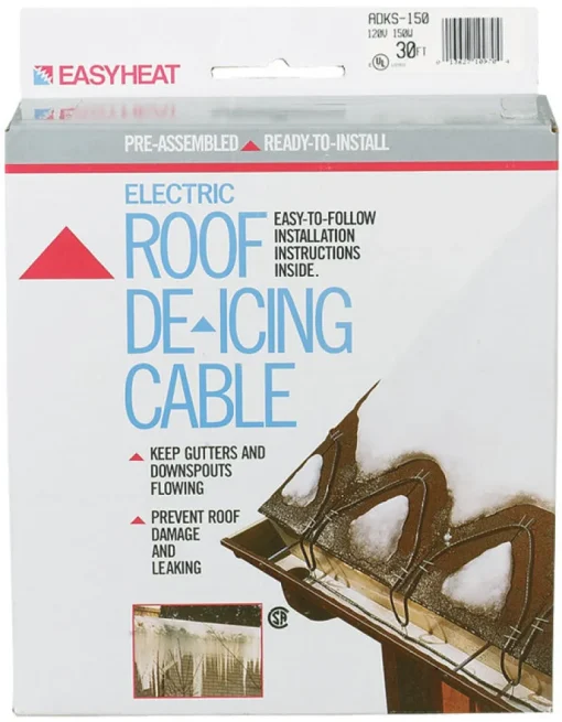 Easy Heat ADKS 30 ft. L De-Icing Cable For Roof and Gutter