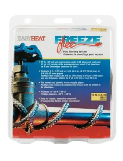 Easy Heat Freeze Free 15 ft. L Self Regulating Heating Cable For Water Pipe