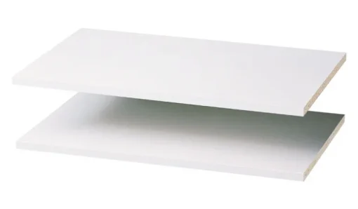 Easy Track 5/8 in. H X 24 in. W X 14 in. L Wood Closet Shelf