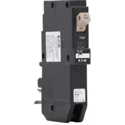 Eaton 20 A 120/240 V Plug-In Ground Fault Single Pole Circuit Breaker