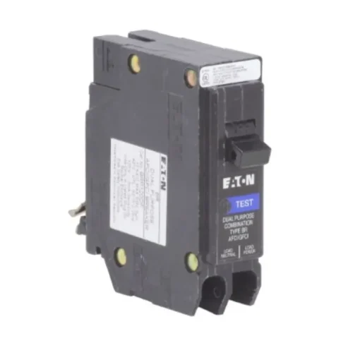 Eaton 20 amps Arc Fault/Ground Fault Single Pole Circuit Breaker