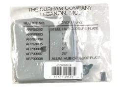 Eaton Bolt-On Small in. Hub Closure Plate For Meter Socket
