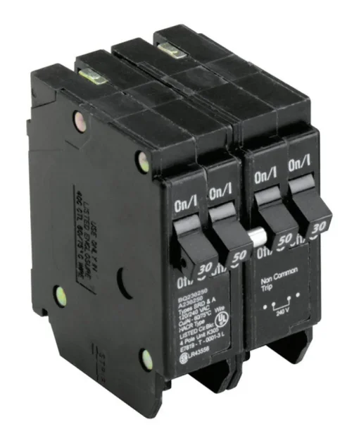 Eaton Cutler-Hammer 30/50 amps Plug In 4-Pole Circuit Breaker