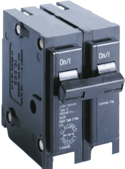 Eaton Cutler-Hammer 50 amps Plug In 2-Pole Circuit Breaker