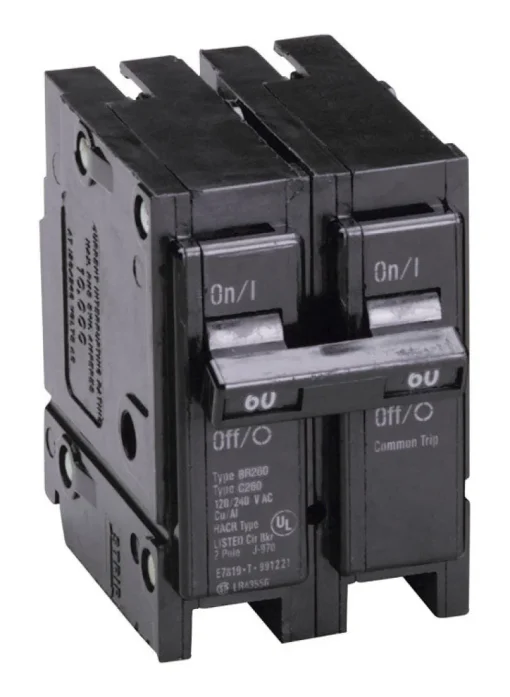 Eaton Cutler-Hammer 60 amps Plug In 2-Pole Circuit Breaker