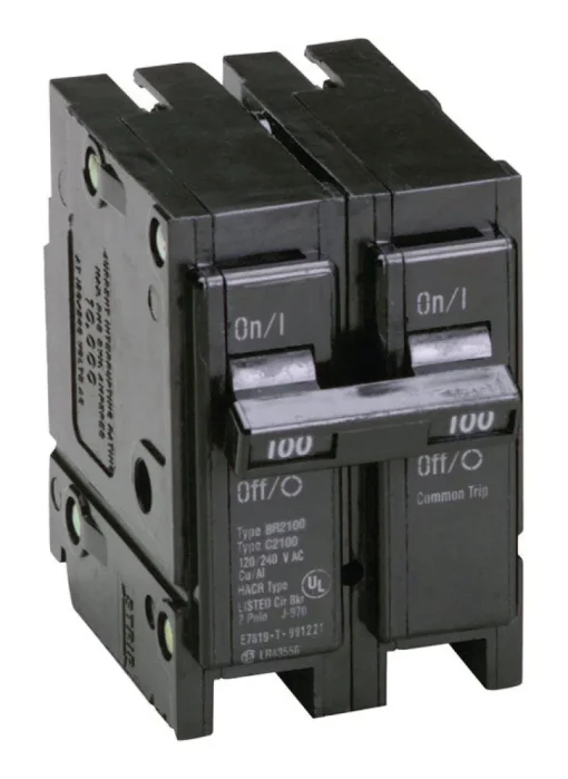 Eaton Cutler-Hammer 100 amps Plug In 2-Pole Circuit Breaker