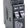 Eaton Cutler-Hammer 30/30A 120/240V 2-Pole Tandem Type BR Circuit Breaker 3 H x 1 W x 3 D in.