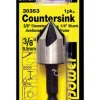 Eazypower Isomax 3/8 in. X 3/8 inch D Tool Steel Countersink Countersink Bit 1 pc
