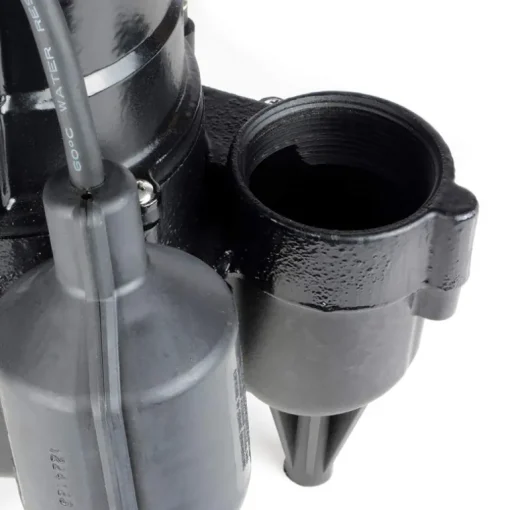 ECO-FLO 1/2 HP 5700 gph Cast Iron Sewage Pump