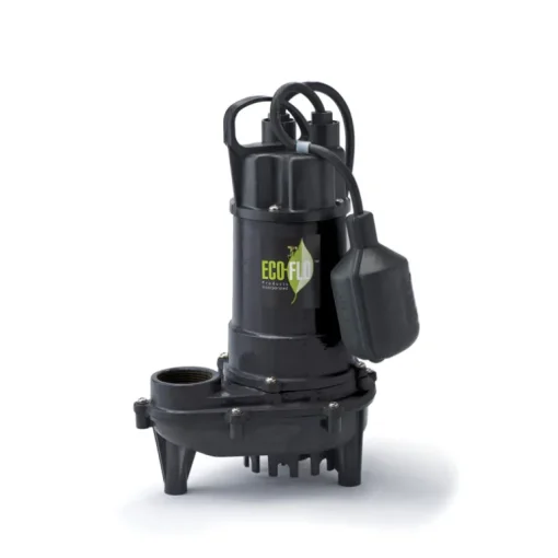 ECO-FLO 1/2 HP 4400 gph Cast Iron Tethered Float Switch AC Submersible Sump Pump
