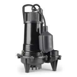 ECO-FLO 1/2 HP 4400 gph Cast Iron Tethered Float Switch AC Submersible Sump Pump
