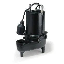 ECO-FLO 1/2 HP 7800 gph Cast Iron Wide Angle Sewage Pump