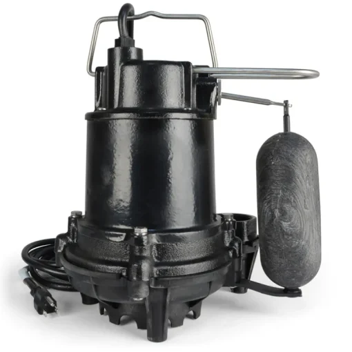 ECO-FLO 1/3 HP 3160 gph Cast Iron Vertical Float Switch AC Submersible Sump Pump