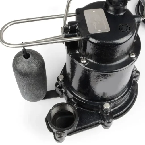 ECO-FLO 1/3 HP 3160 gph Cast Iron Vertical Float Switch AC Submersible Sump Pump