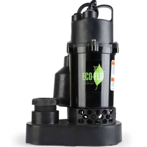 ECO-FLO 1/3 HP 3600 gph Thermoplastic Tethered Float Switch AC Submersible Sump Pump