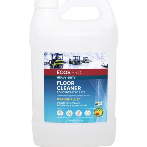 ECOS Pro Earth Friendly Products Lemon Sage Scent Floor Cleaner Liquid 128 oz. (Pack of 4)
