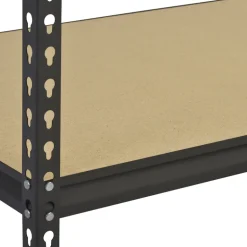 Edsal Black Steel Muscle Rack Adjustable Shelving Unit 1750 lbs. Capacity 72 H x 34 W x 14 D in.