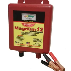 Electric Fence Charger, 30-Mile, Low Impedance, 12-Volt Battery