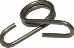 Electric Fence Clip, Rod Post, Stainless Steel, .375-In., 20-Pk.