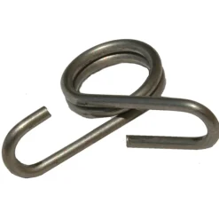 Electric Fence Clip, Rod Post, Stainless Steel, .375-In., 20-Pk.