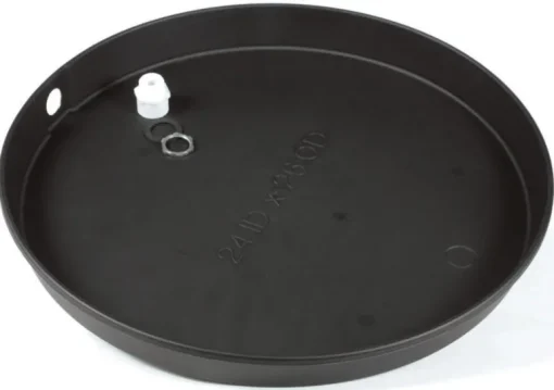Electric Water Heater Drain Pan, Plastic, 22 x 2.63-In.