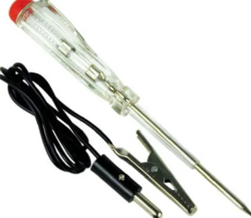Electro Tek 12V Black & Silver Plastic and Metal Voltage Circuit Tester 7.5 W in.